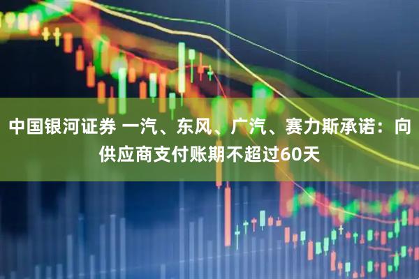 中国银河证券 一汽、东风、广汽、赛力斯承诺：向供应商支付账期不超过60天