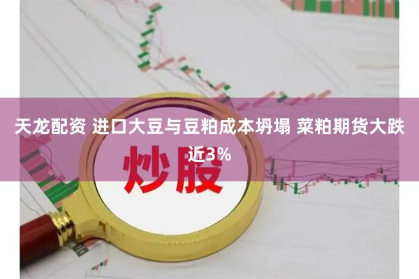 天龙配资 进口大豆与豆粕成本坍塌 菜粕期货大跌近3%